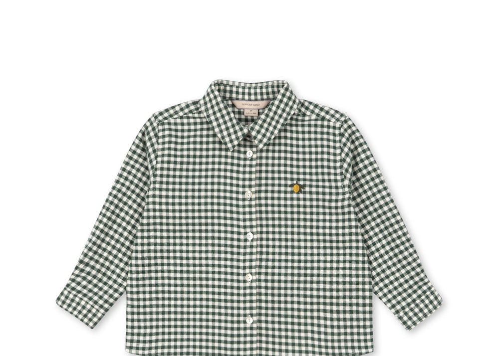 Konges Sløjd A/S Geweven Shirts green check