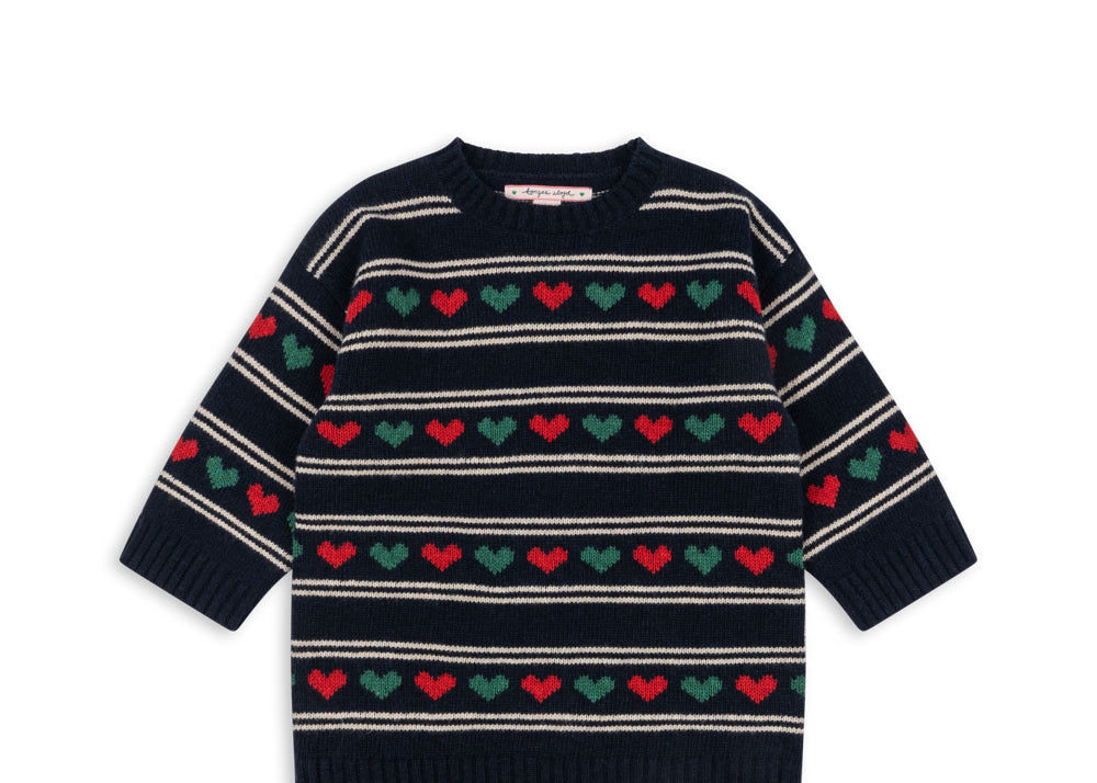 Konges Sløjd A/S KNITTED DRESSES heart