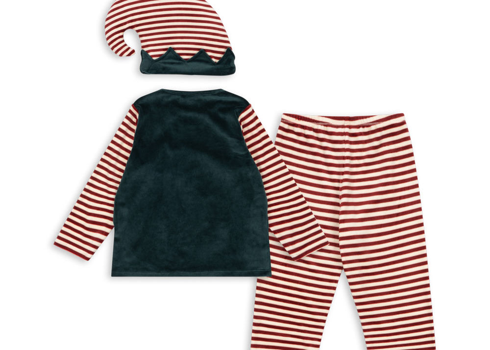 Konges Sløjd A/S Pakken greener pastures/red dahlia stripe