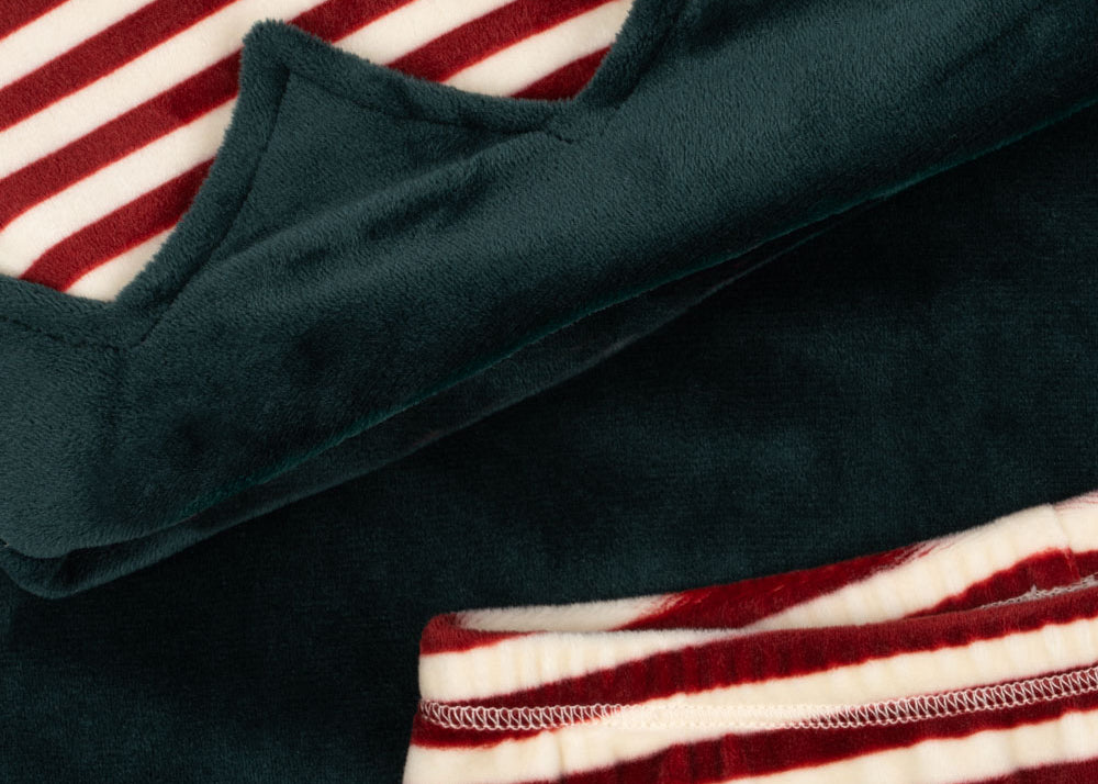 Konges Sløjd A/S Pakken greener pastures/red dahlia stripe