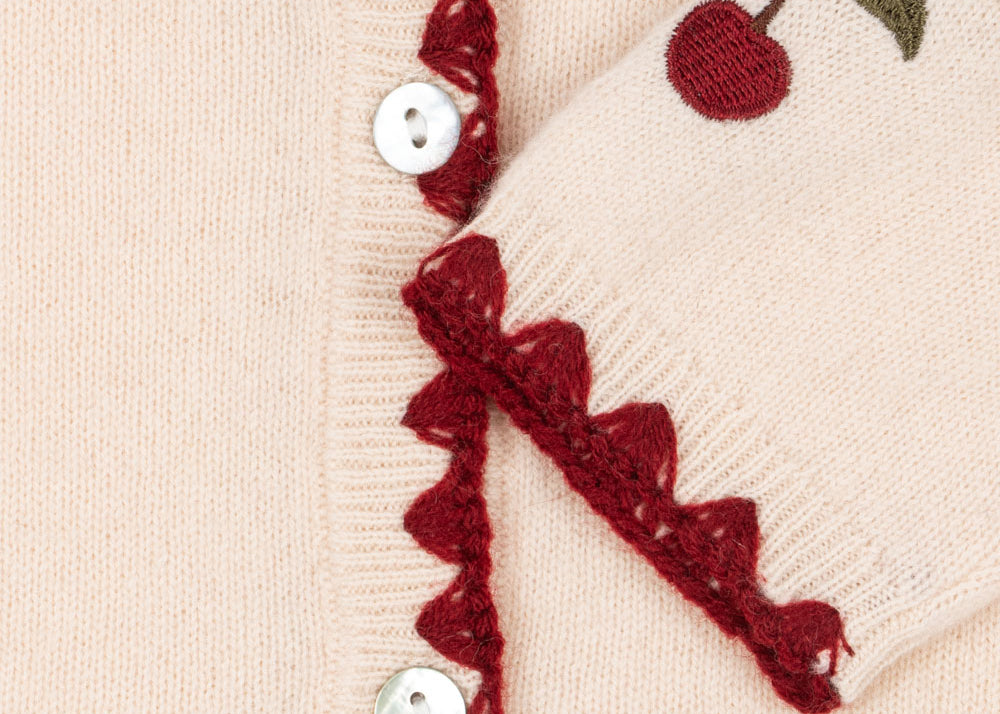 Konges Sløjd A/S Gebreide Cardigans off white