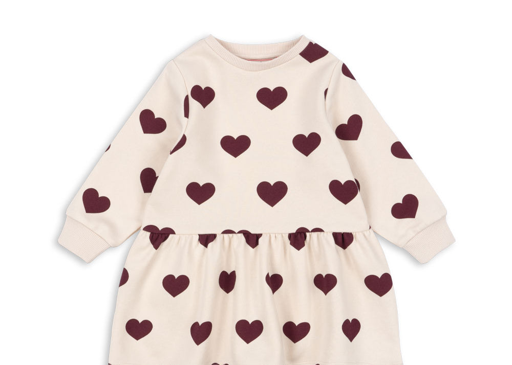 Konges Sløjd A/S Jersey Jurken coeur winetasting