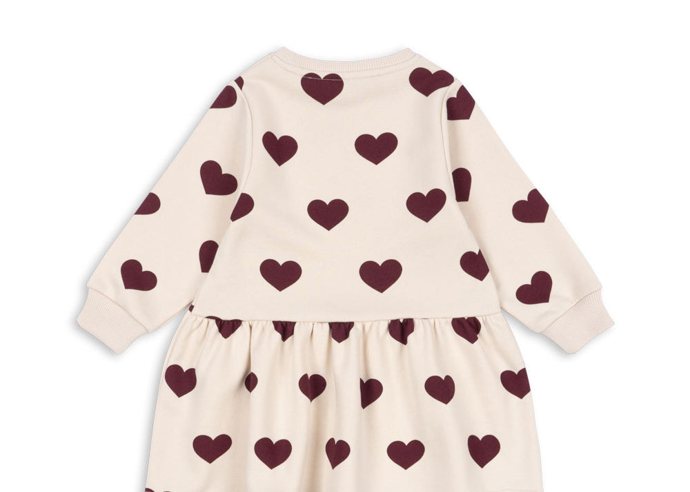 Konges Sløjd A/S Jersey Jurken coeur winetasting