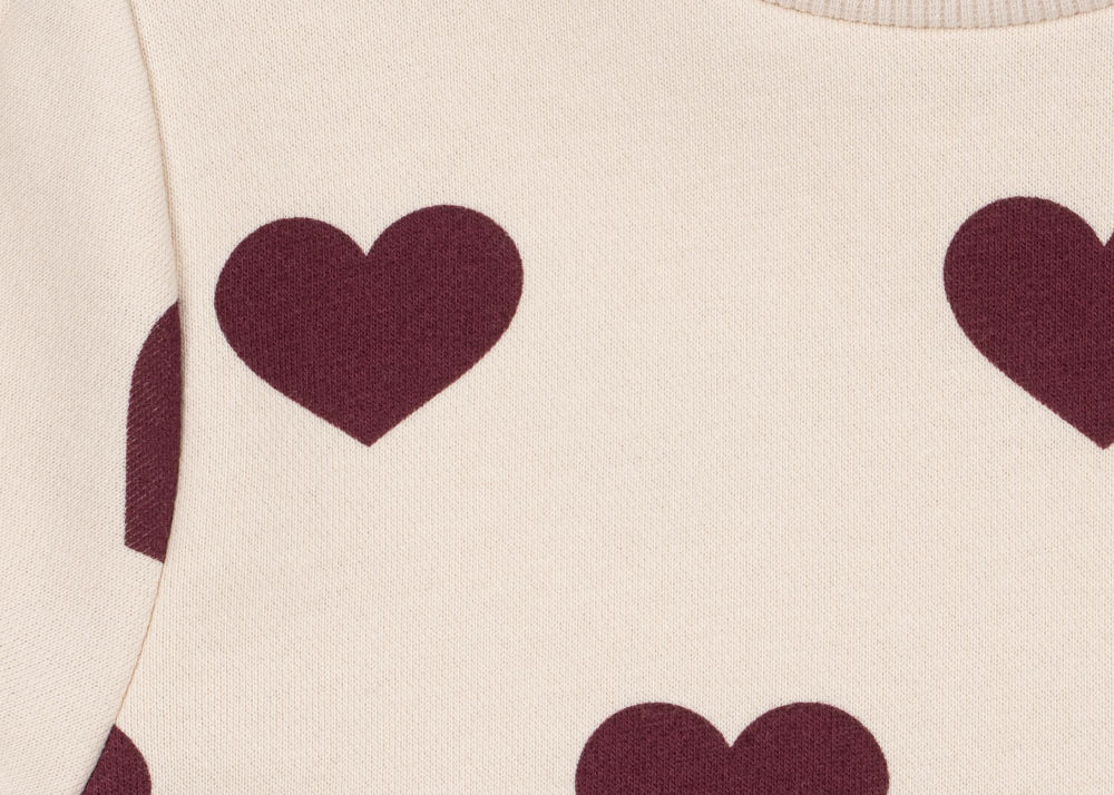 Konges Sløjd A/S Jersey Jurken coeur winetasting