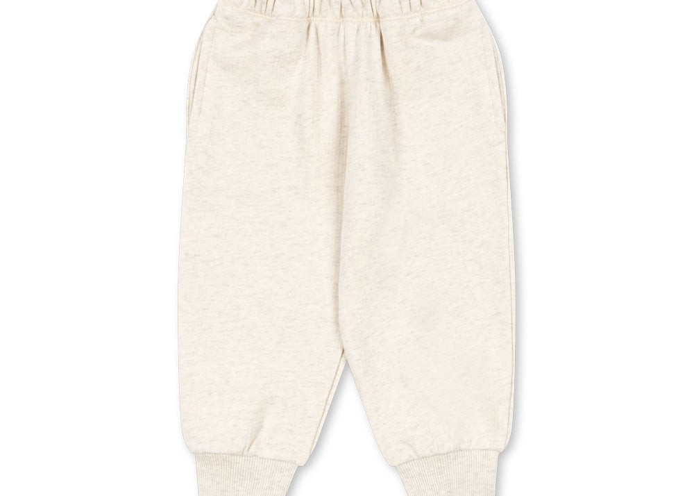 Konges Sløjd A/S Jersey Broeken off white melange