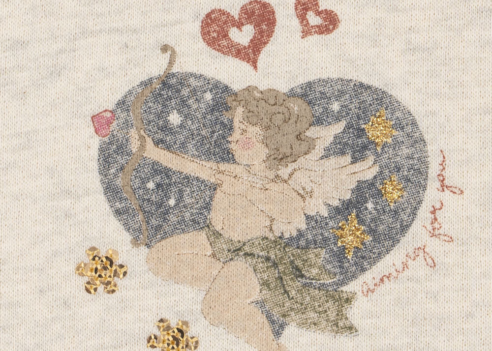 Konges Sløjd A/S Jersey Shirts off white melange