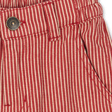 Konges Sløjd A/S Geweven Broeken milk rouge stripe