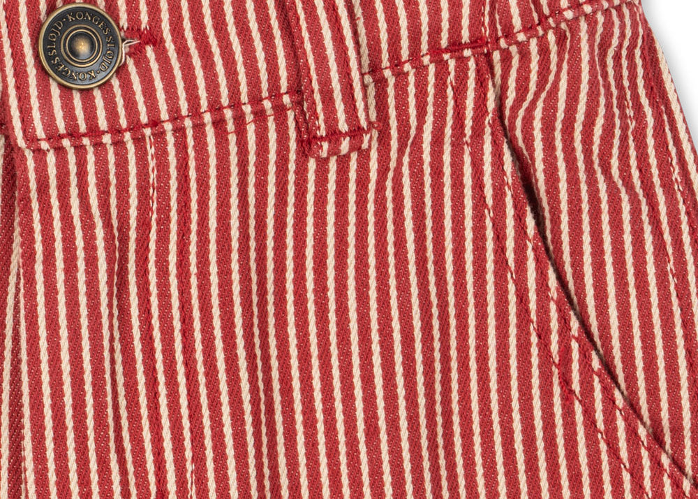 Konges Sløjd A/S Geweven Broeken milk rouge stripe