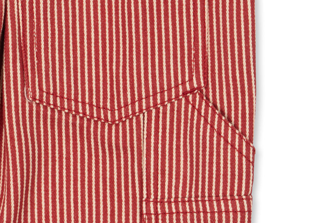 Konges Sløjd A/S Geweven Broeken milk rouge stripe