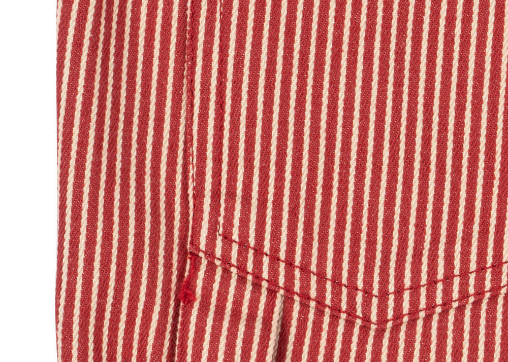 Konges Sløjd A/S Geweven Broeken milk rouge stripe