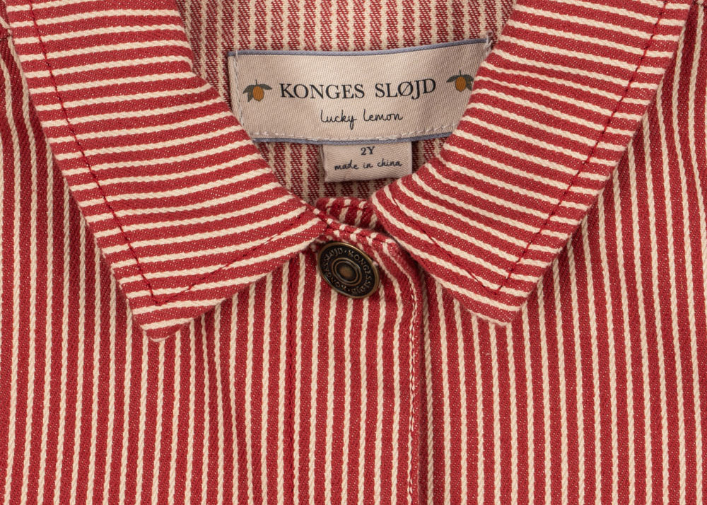 Konges Sløjd A/S Geweven Jacks En Vesten milk rouge stripe