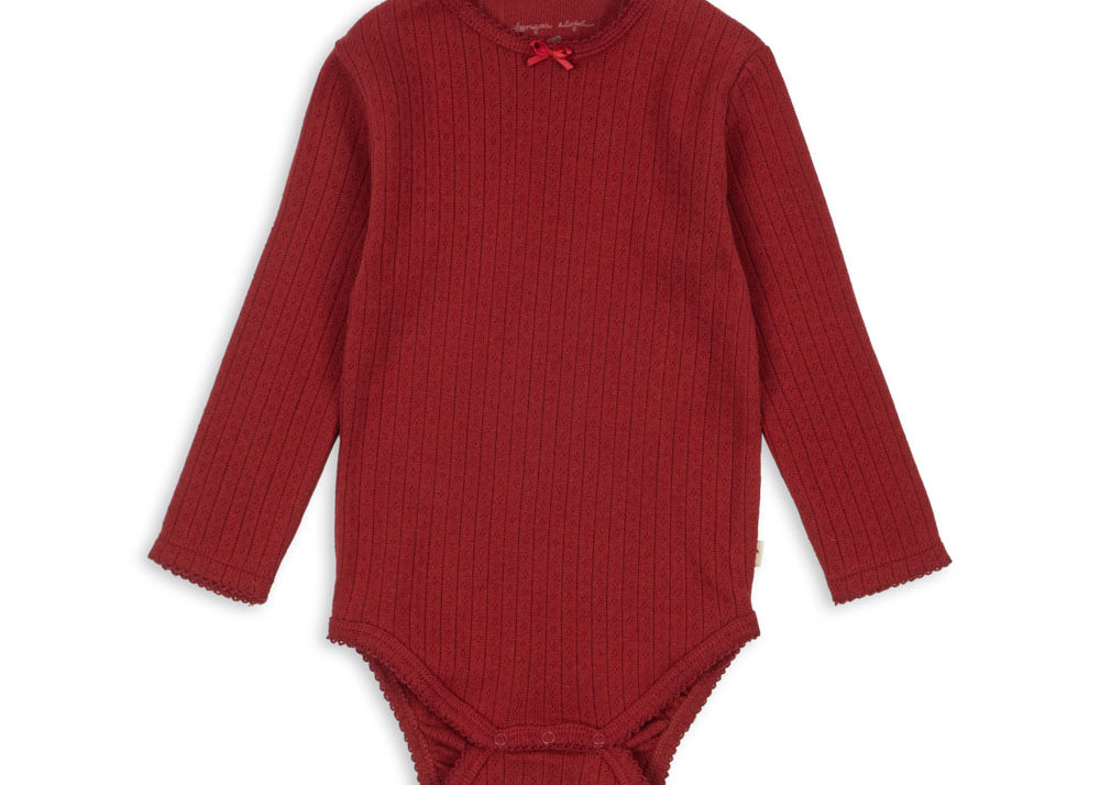 Konges Sløjd A/S Rompers red dahlia