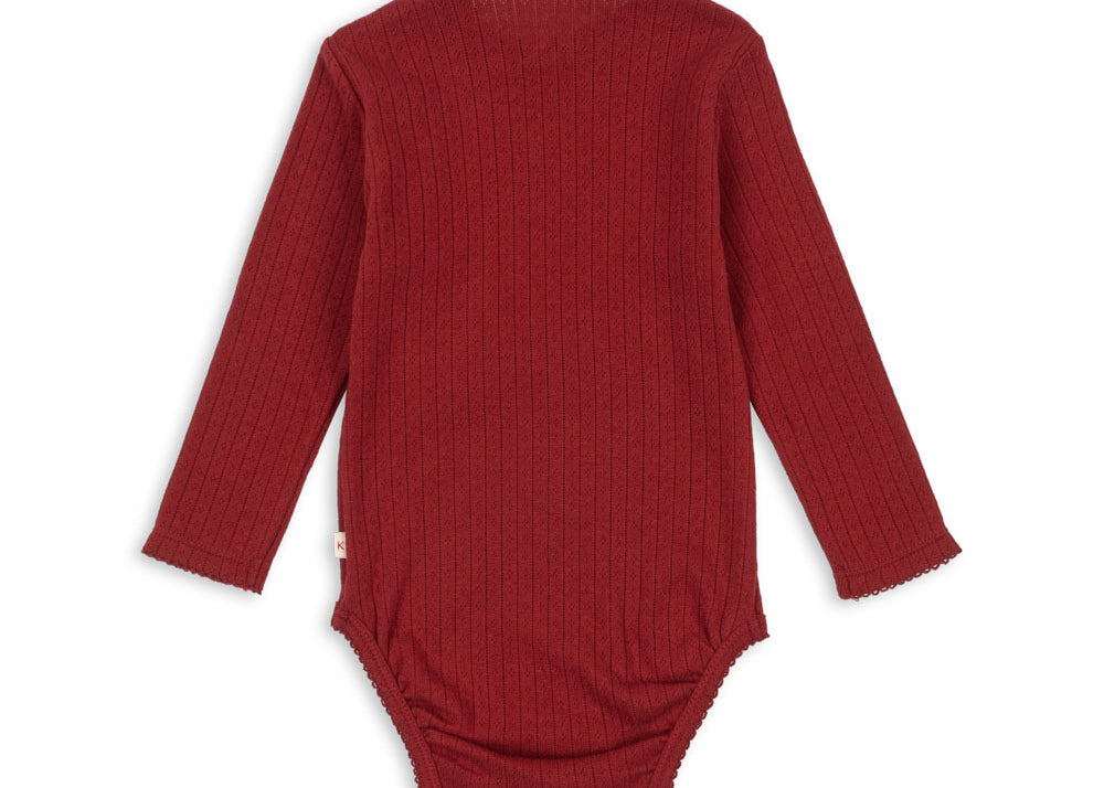 Konges Sløjd A/S Rompers red dahlia