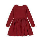 Konges Sløjd A/S Jersey Jurken red dahlia