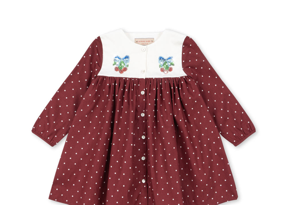 Konges Sløjd A/S WOVEN DRESSES cabernet dot