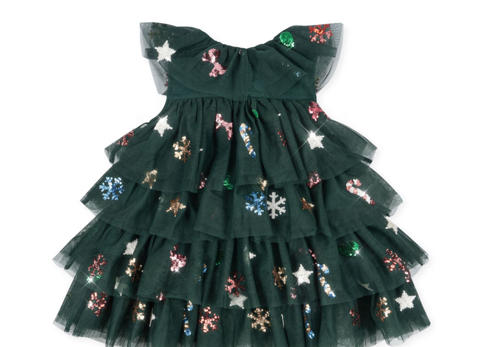 Konges Sløjd A/S WOVEN DRESSES hunter green