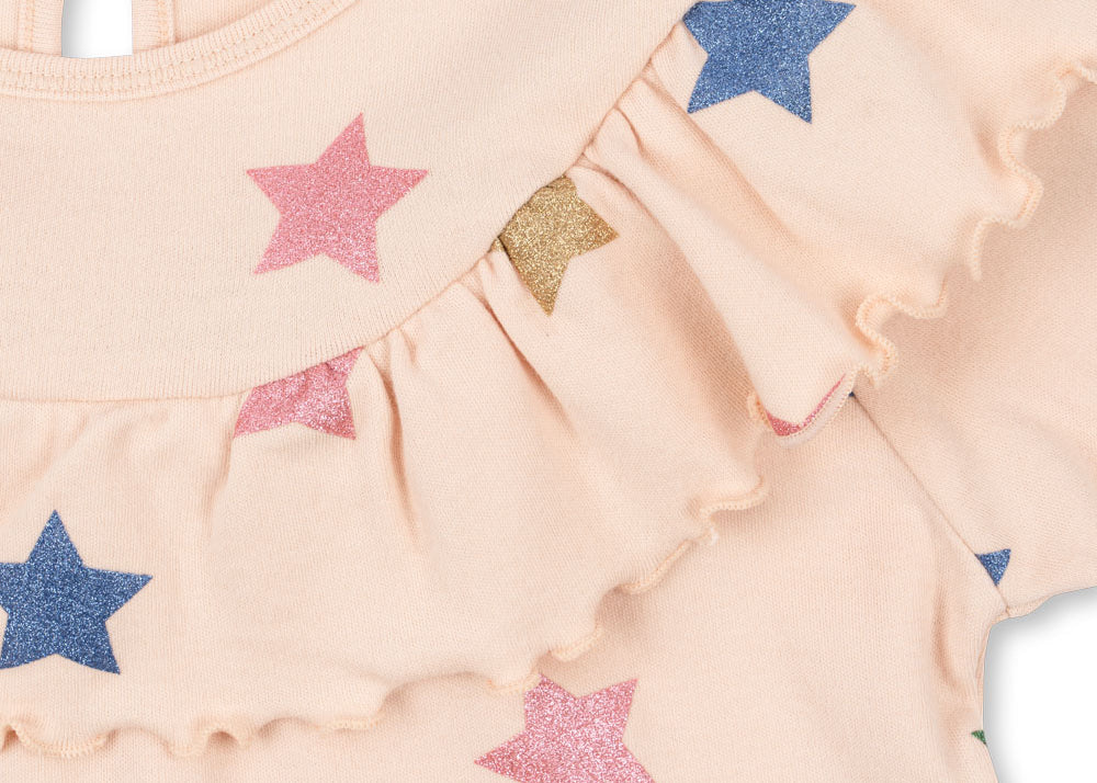 Konges Sløjd A/S Jersey Jurken star glitter