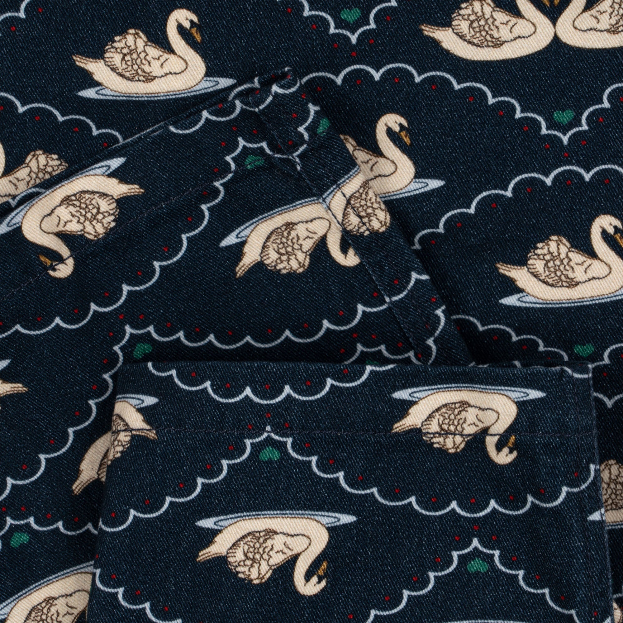 Konges Sløjd A/S Geweven Broeken swan eclipse