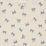 Konges Sløjd A/S Jersey Jurken bow bleu