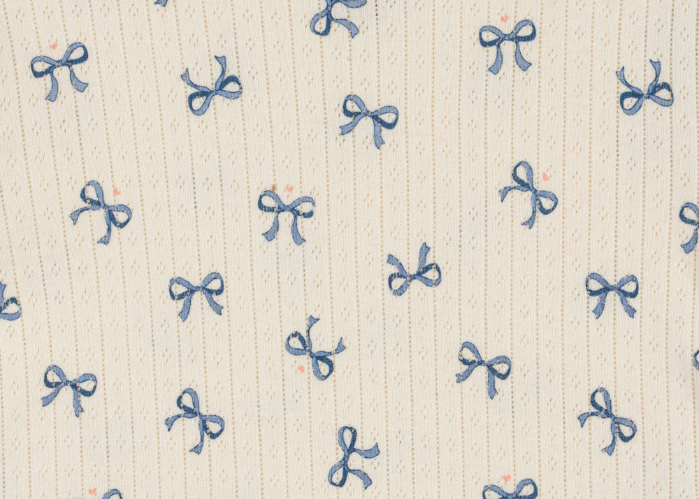 Konges Sløjd A/S Jersey Jurken bow bleu