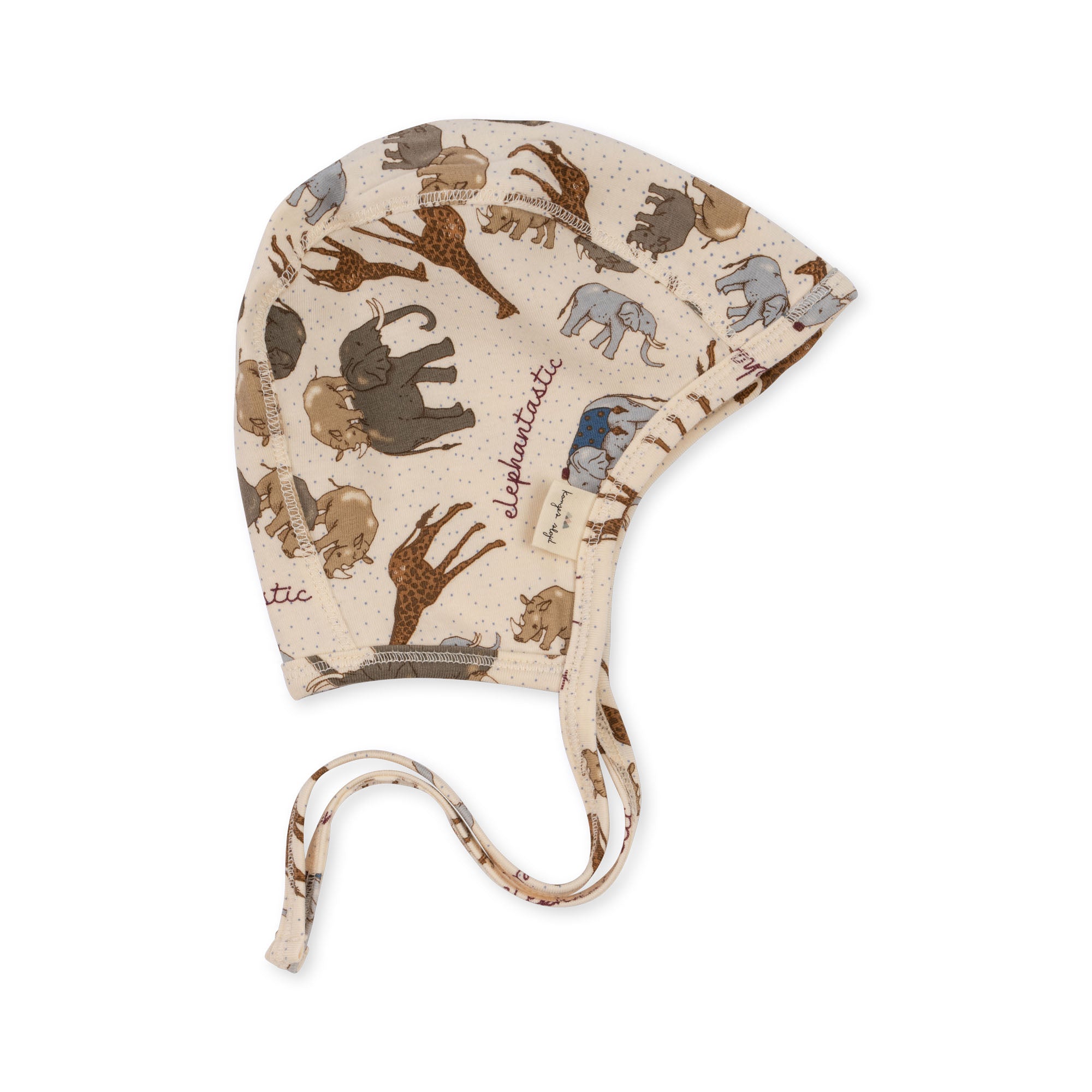 Konges Sløjd A/S Basic Baby Helmet Babymutsjes ELEPHANTASTIC