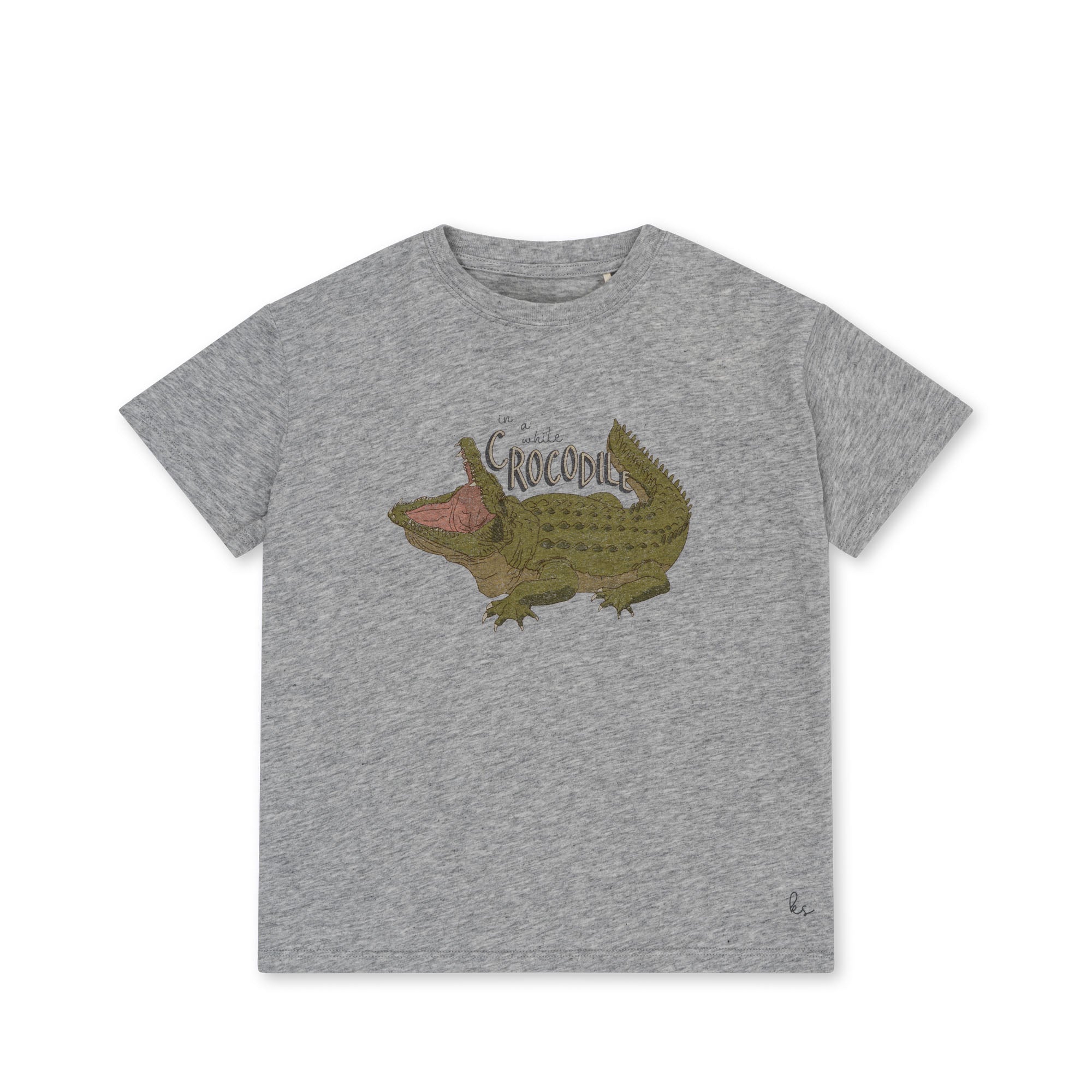 Konges Sløjd A/S  FAMO-T-SHIRT  T-shirts - Jersey GREY MELANGE
