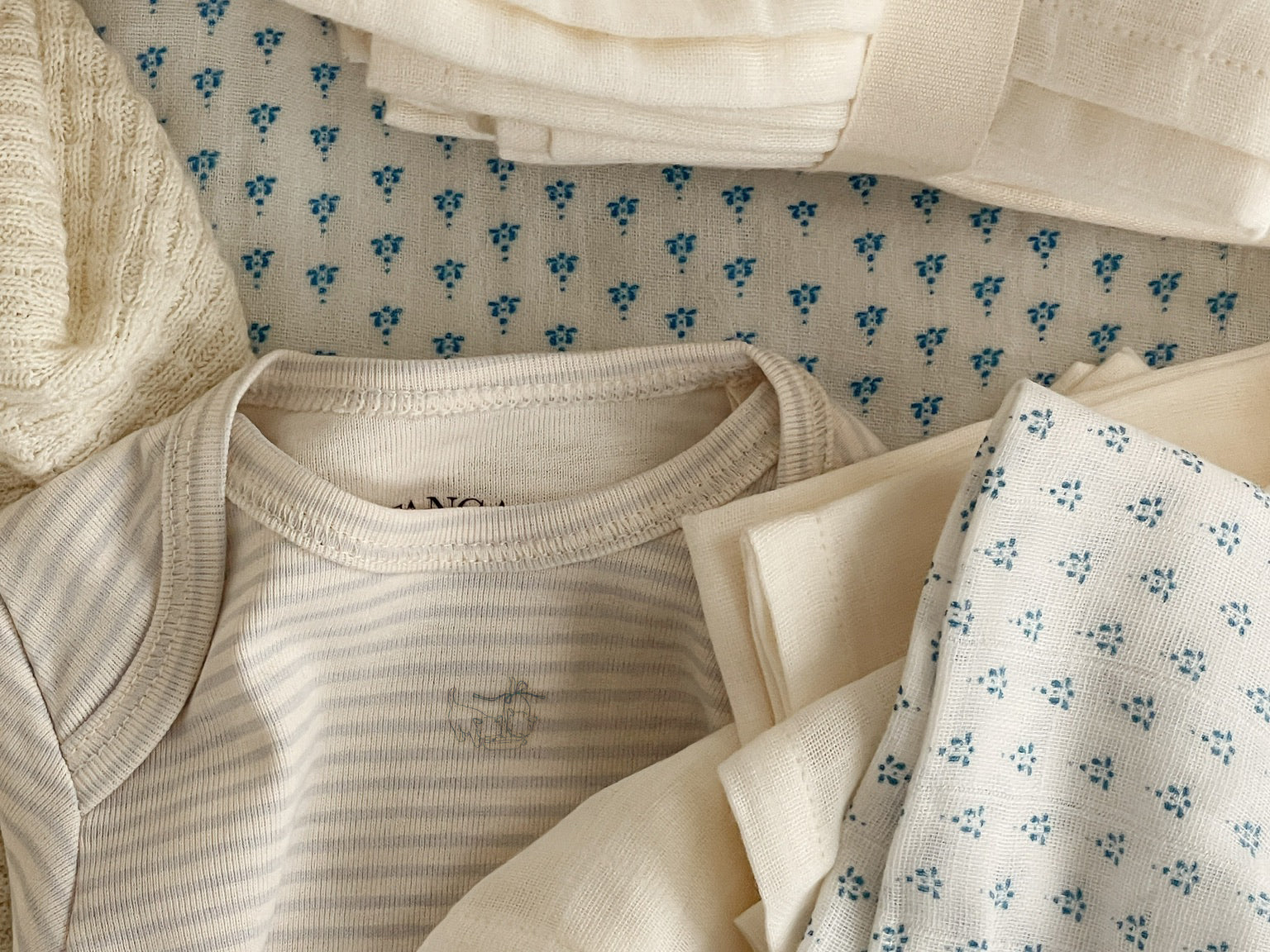 Konges Sløjd A/S Rompers tea stripe gray dawn