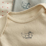 Konges Sløjd A/S JERSEY PANTS buttercream/pearl blue