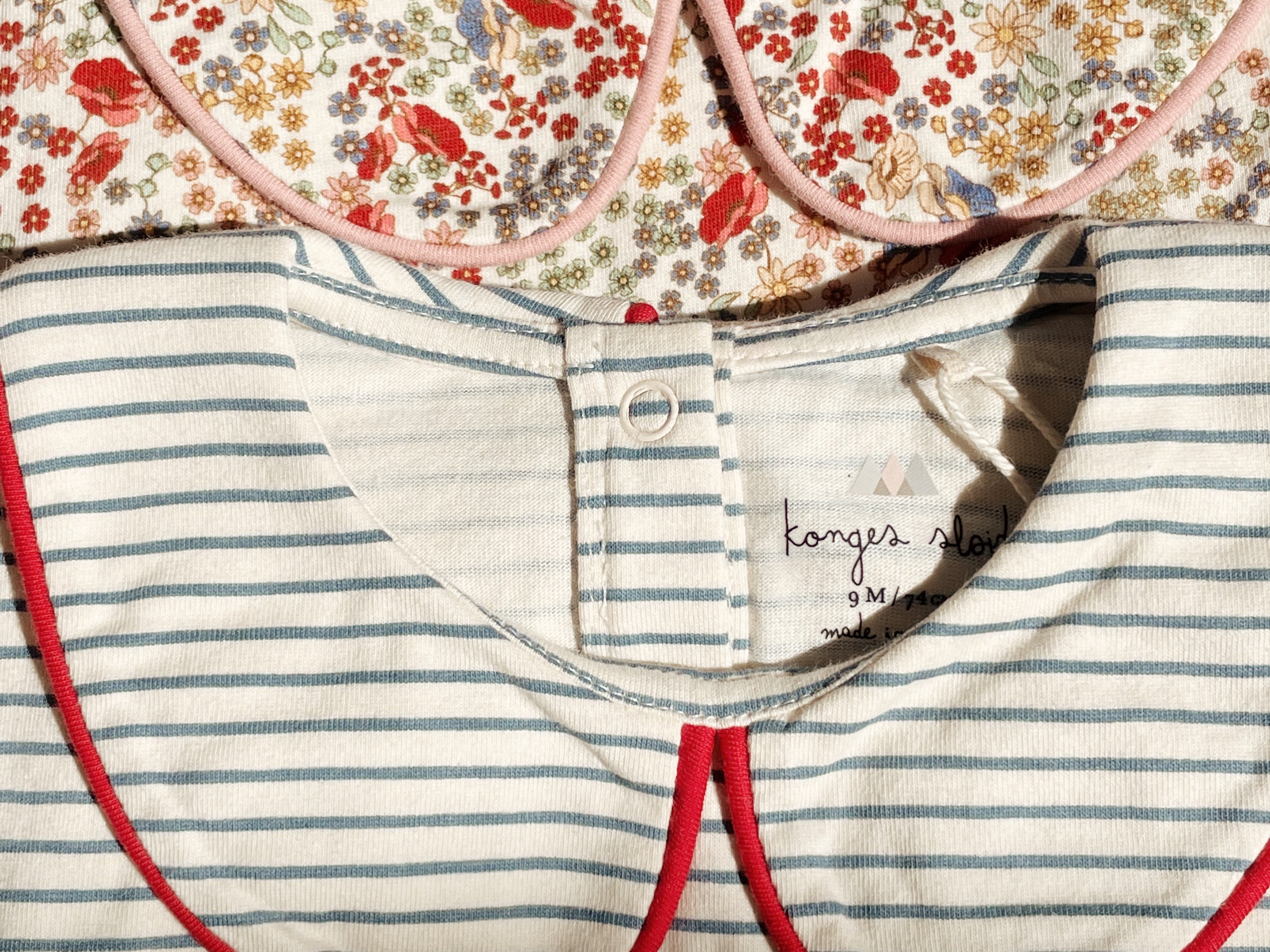 Konges Sløjd A/S Rompers stripe bluie