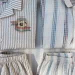 Konges Sløjd A/S Geweven Shirts Met Korte Mouwen antique white