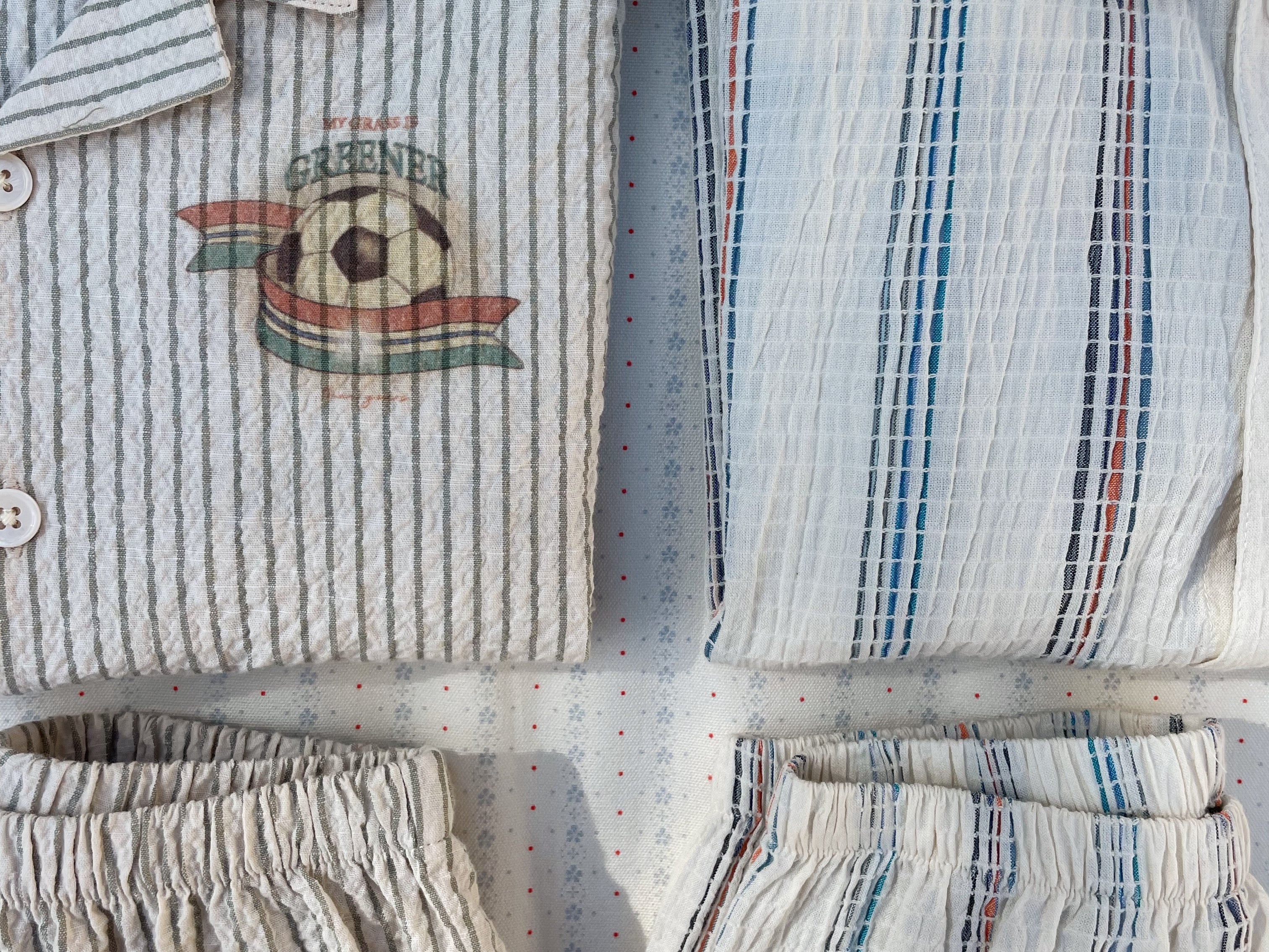 Konges Sløjd A/S WOVEN SHORT SLEEVE SHIRTS antique white