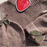 Konges Sløjd A/S Nekwarmer bunny brown melange
