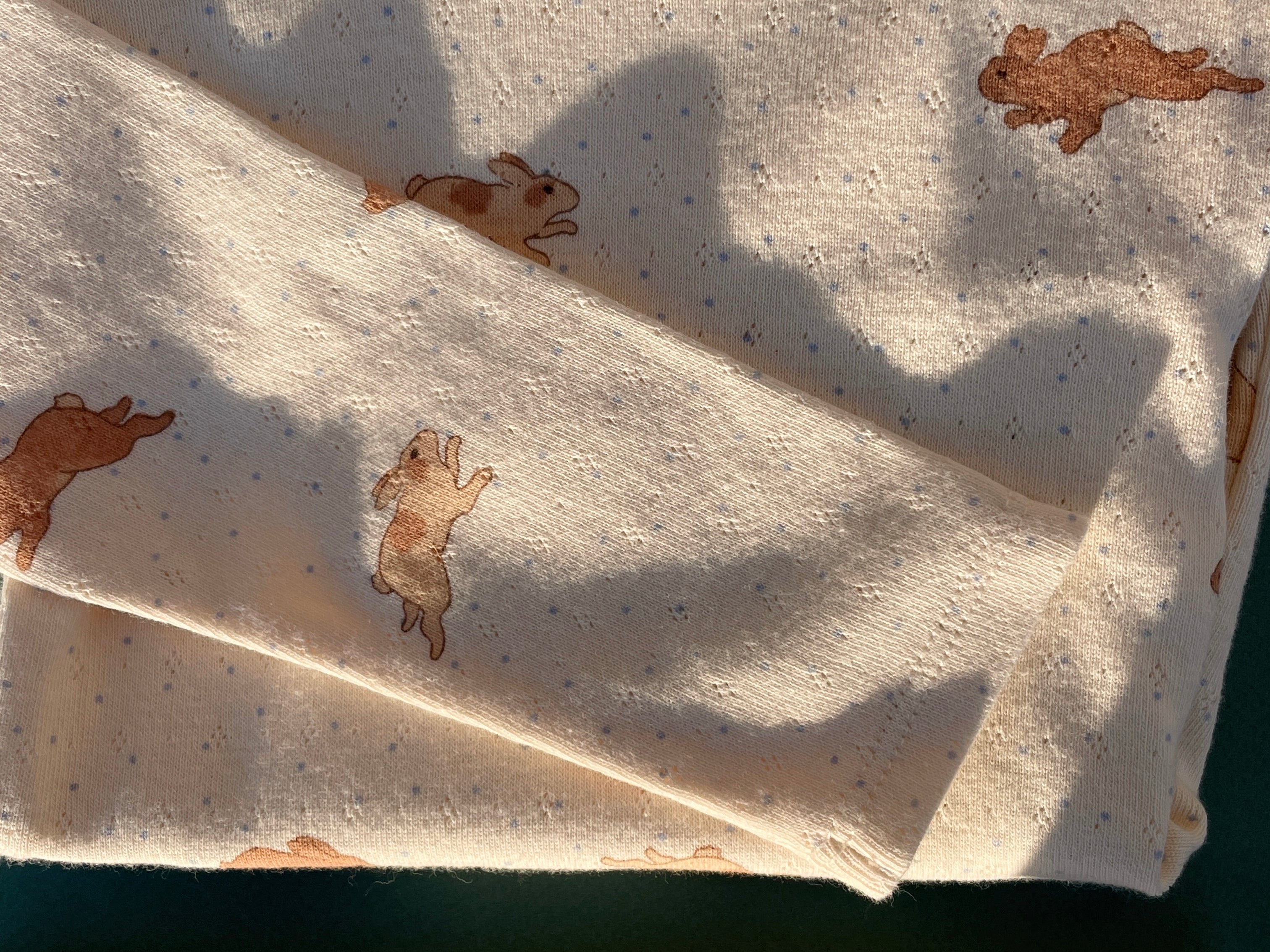 Konges Sløjd A/S JERSEY PANTS petit lapin