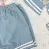 Konges Sløjd A/S Geweven Shirts ashley blue