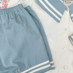 Konges Sløjd A/S WOVEN SHORTS & BLOOMERS ashley blue