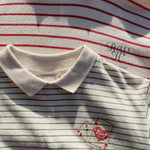 Konges Sløjd A/S Jersey T-Shirts terra stripe
