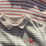 Konges Sløjd A/S Jersey T-Shirts terra stripe
