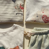 Konges Sløjd A/S Jersey T-Shirts antique white
