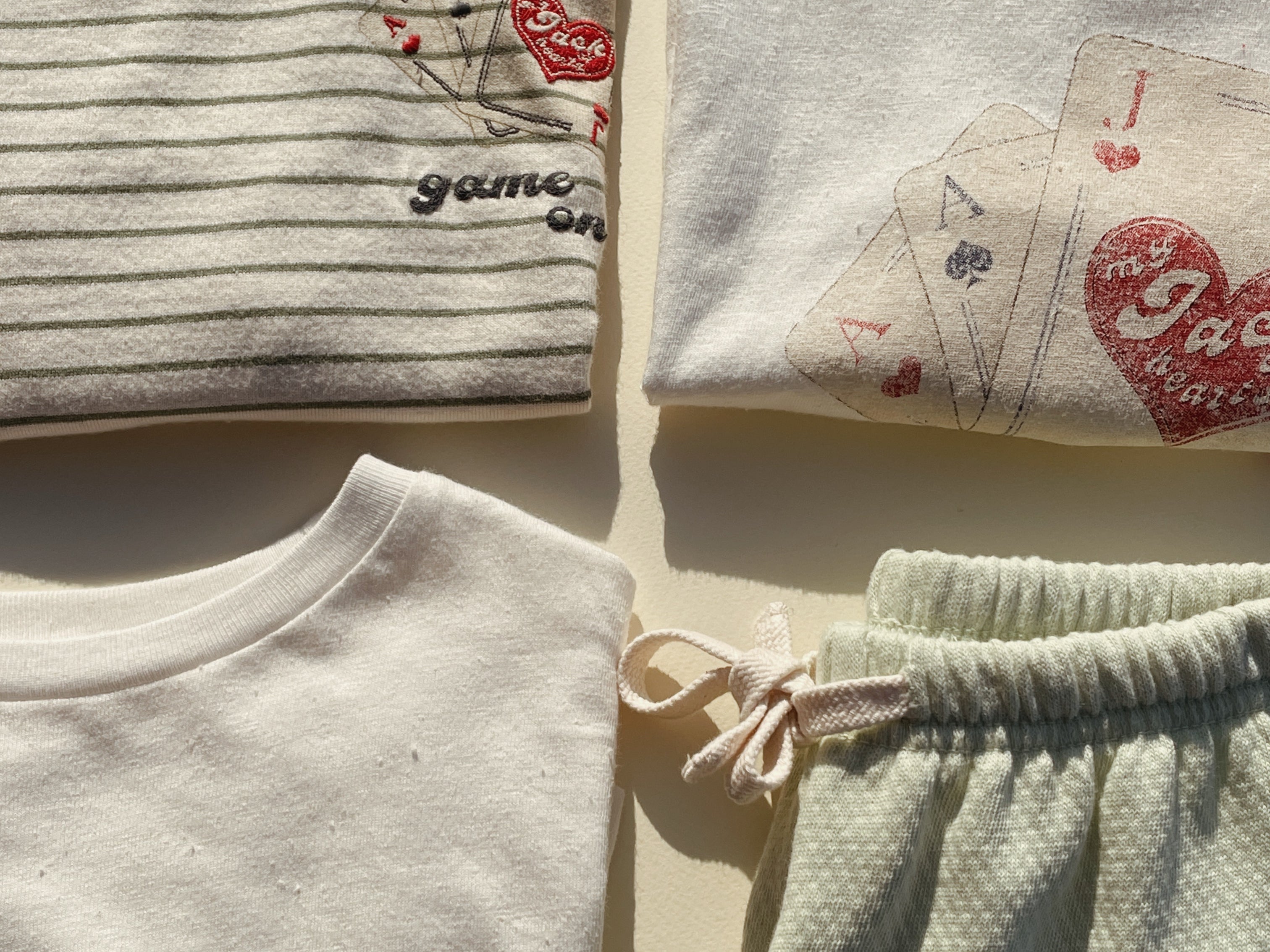 Konges Sløjd A/S Jersey T-Shirts antique white