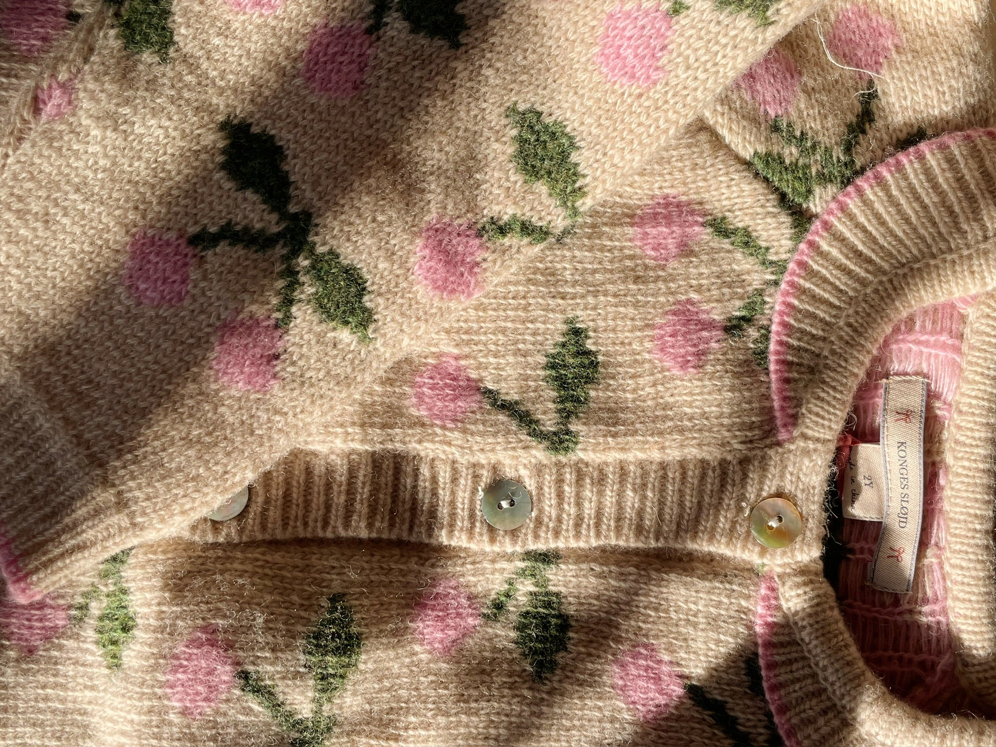 Konges Sløjd A/S Gebreide Cardigans cherry