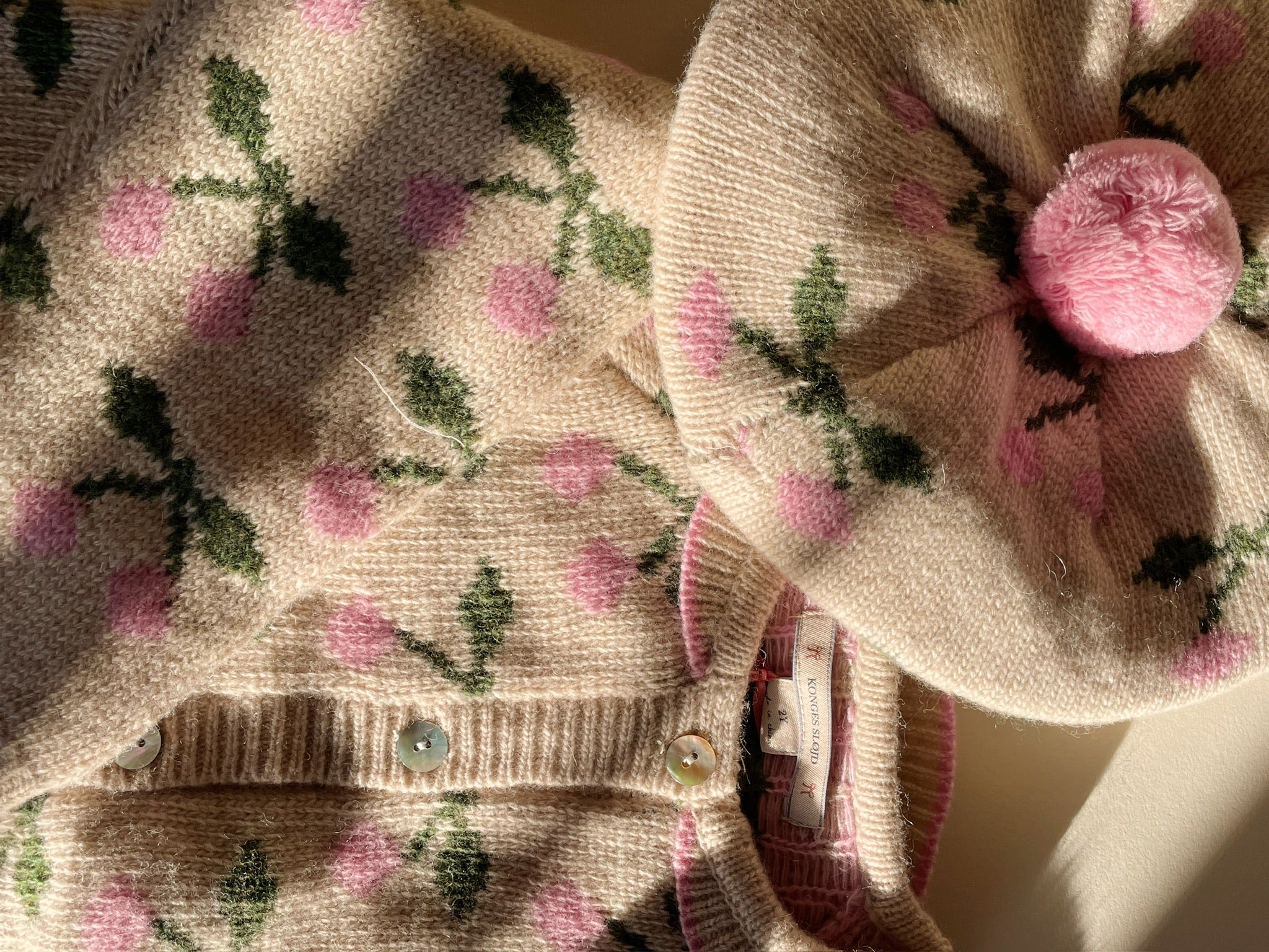 Konges Sløjd A/S Gebreide Cardigans cherry