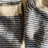 Konges Sløjd A/S Gebreide Broeken ensign blue/buttercream