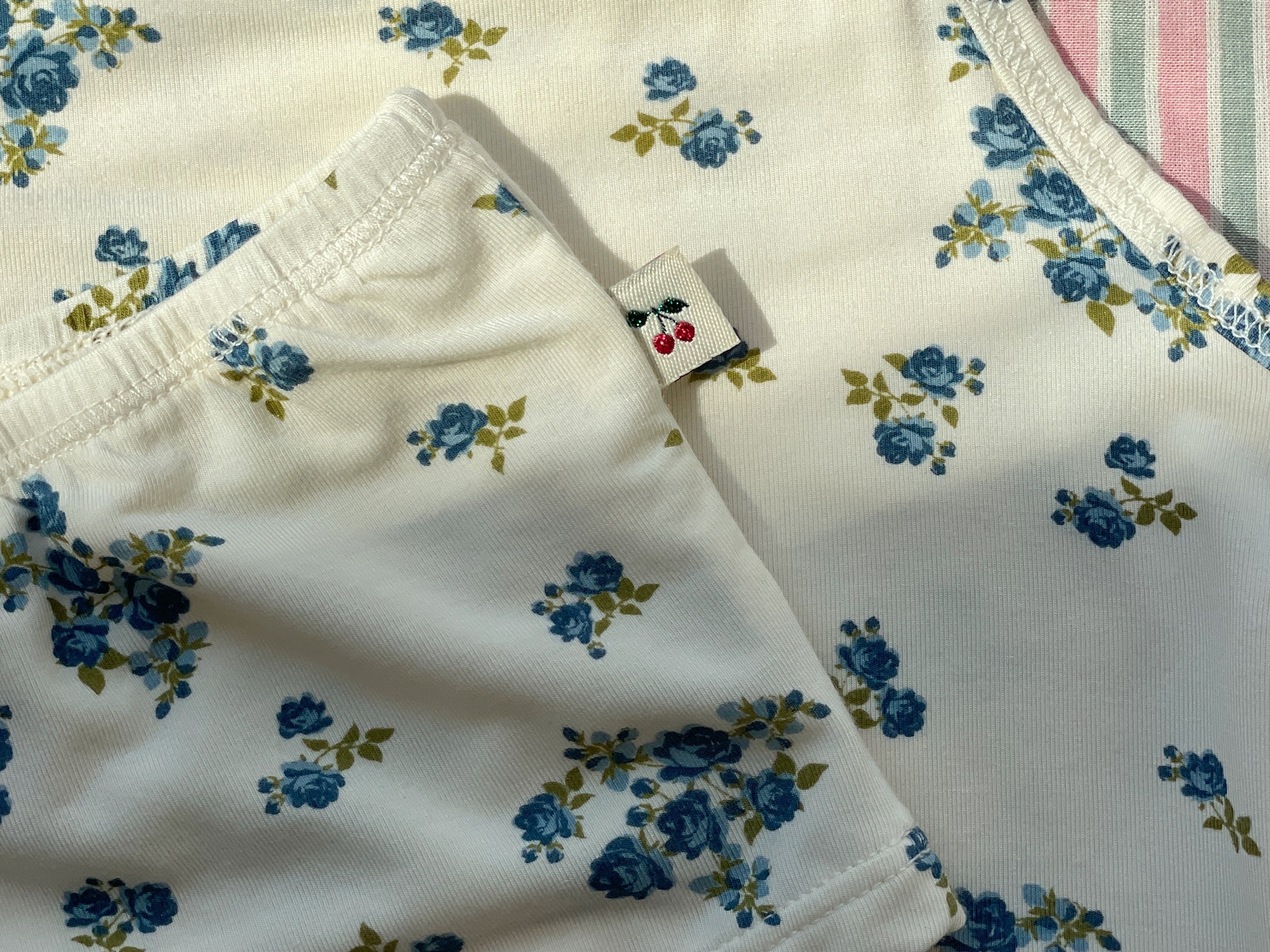 Konges Sløjd A/S Ondergoed blue kitty dot/tramonto