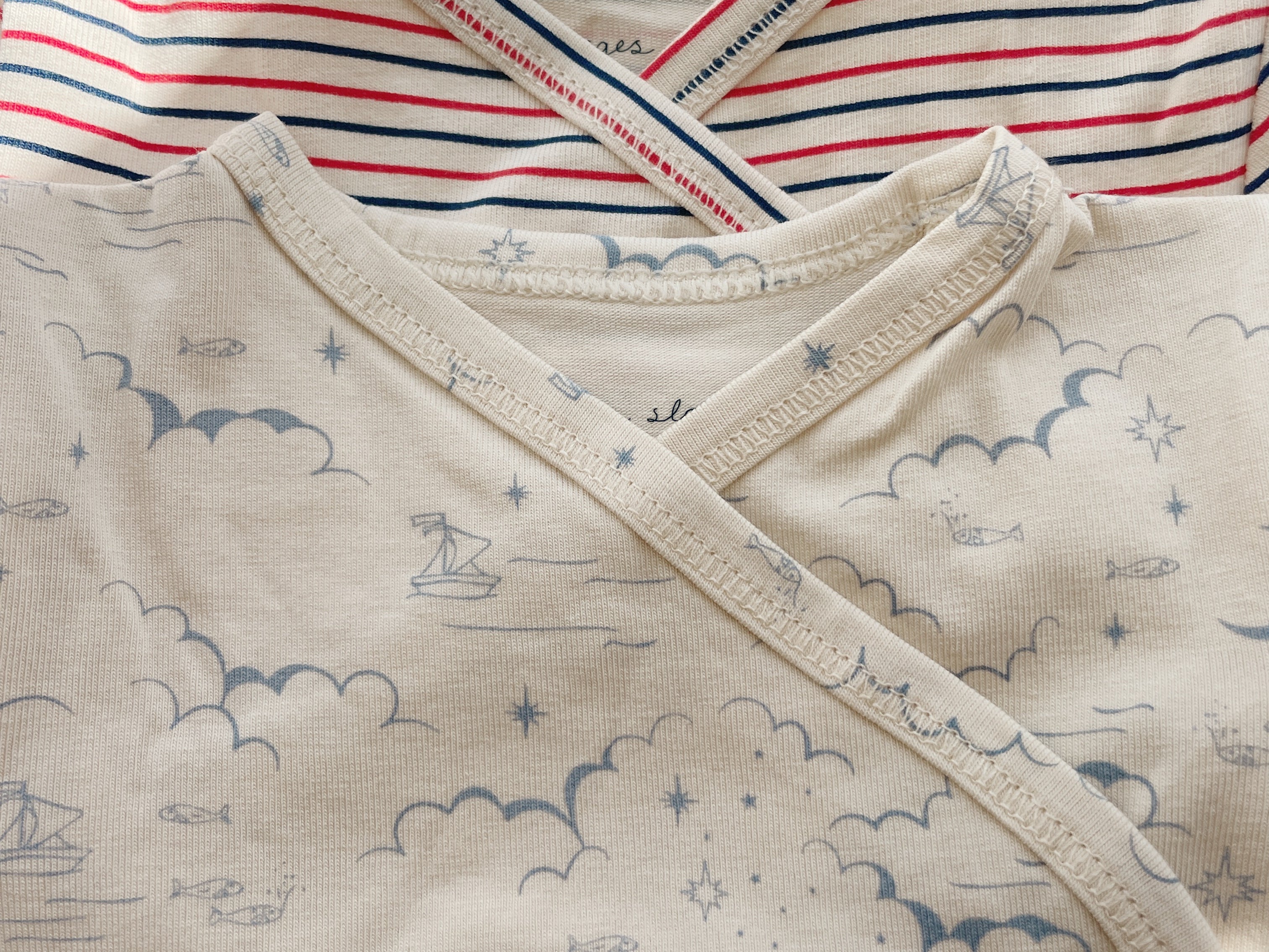 Konges Sløjd A/S Rompers stripe tricolore petit