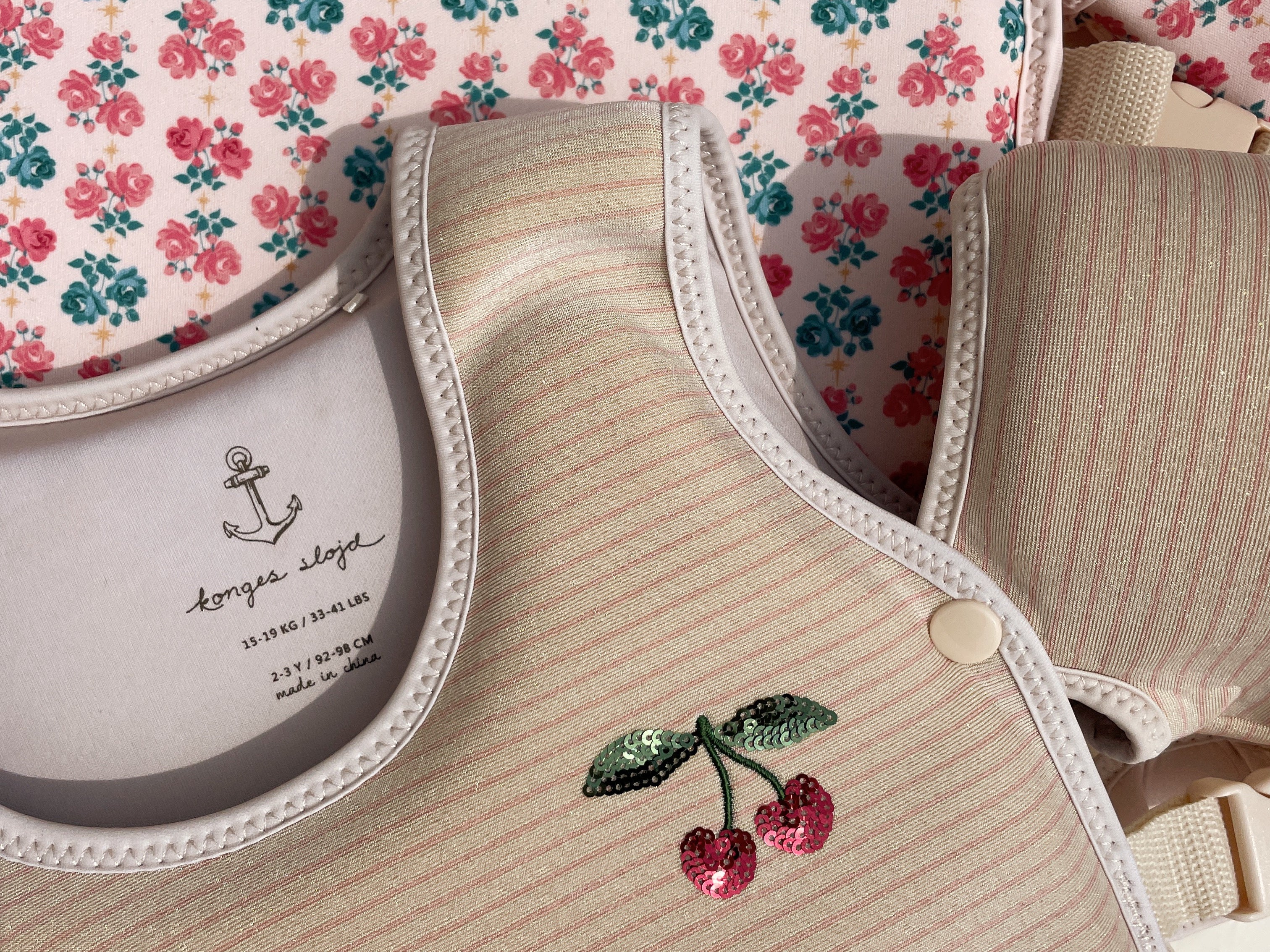 Konges Sløjd A/S FLOAT VEST & BELTS rose stripe