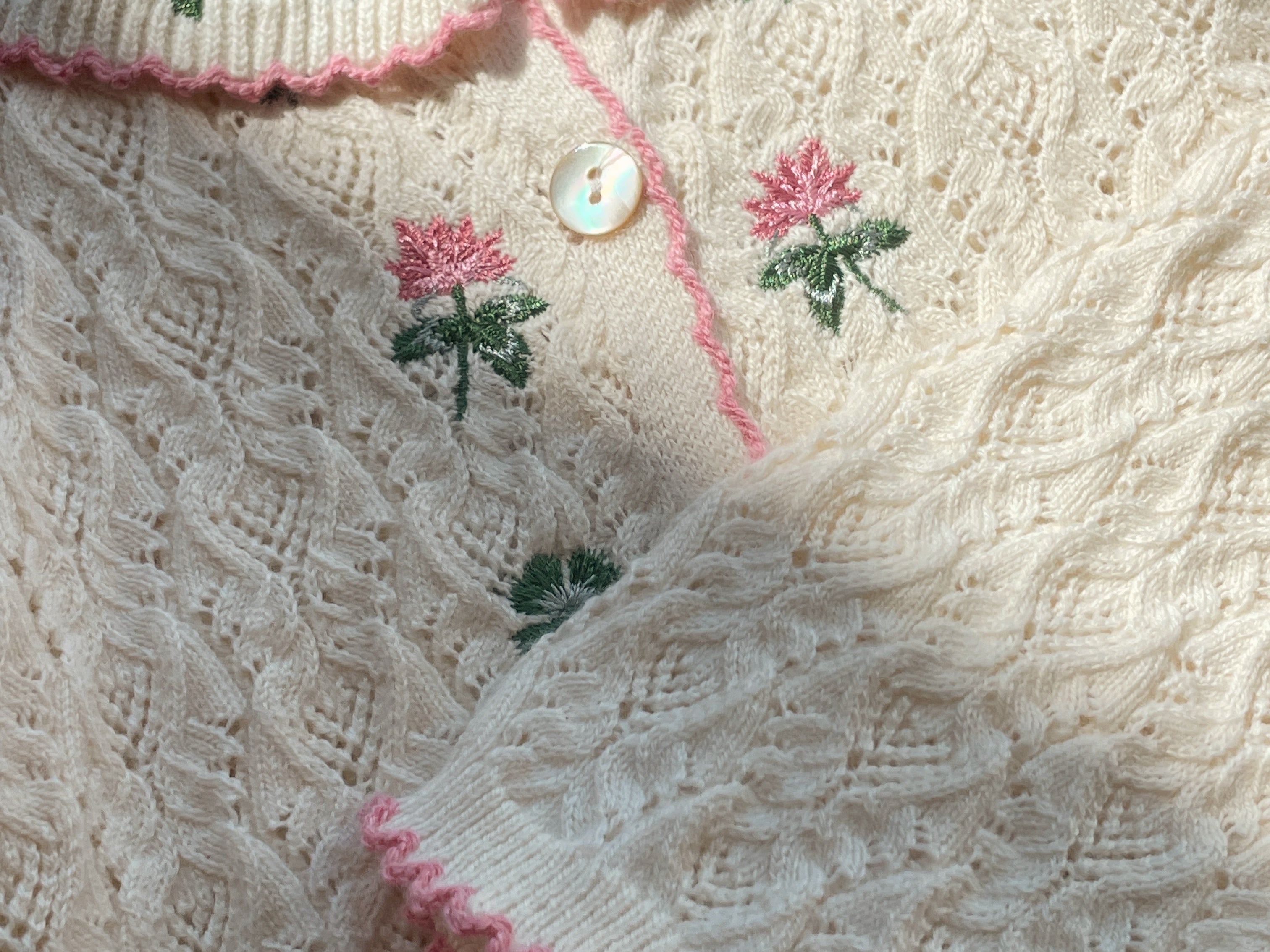 Konges Sløjd A/S Gebreide Cardigans off white