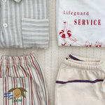 Konges Sløjd A/S JERSEY SHORTS & BLOOMERS trio stripe