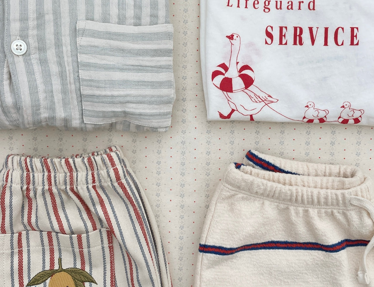 Konges Sløjd A/S WOVEN SHORTS & BLOOMERS stripe winds