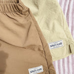 Konges Sløjd A/S WOVEN SHORTS & BLOOMERS pale olive green/ermine