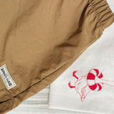 Konges Sløjd A/S WOVEN SHORTS & BLOOMERS pale olive green/ermine